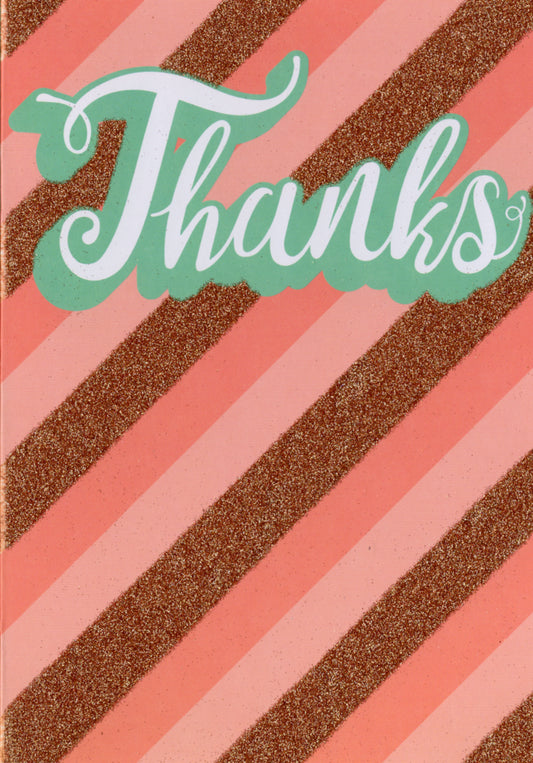 Thank you Greeting Card Retail $3.99. Inside: Blank | 8364 | 255363