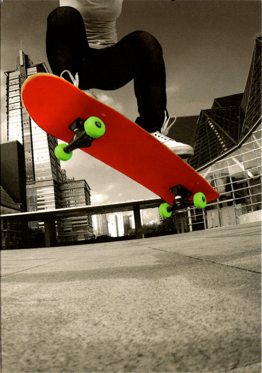 Skateboard blank card Retail $2.99. Inside: BLANK | 7766 | 255367