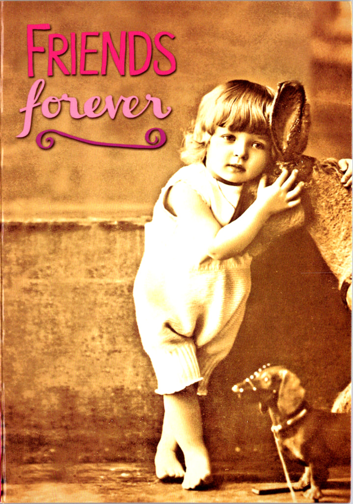 Girl and rocking horse- General birthday card. Retail $2.99. Inside: Happy Birthday! | 5422 | 255372