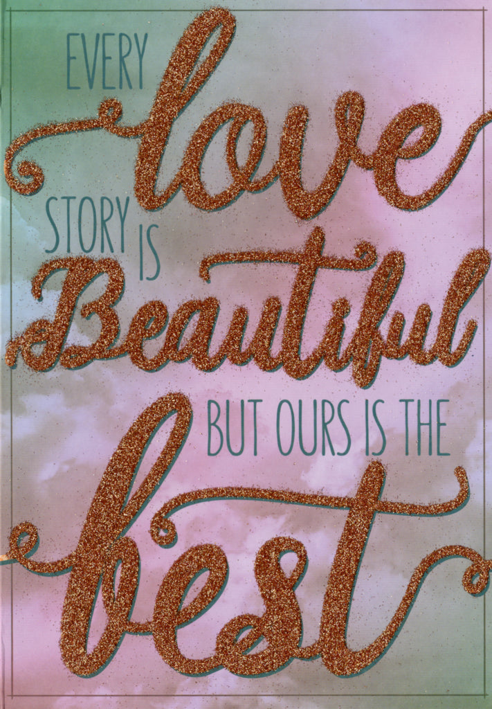 Love story Blank Greeting Card Retail $3.99. Inside: Blank | 7807 | 255486