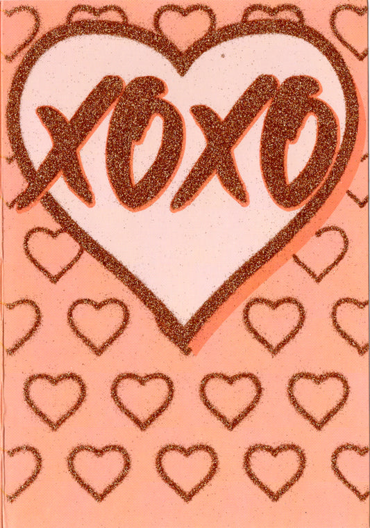 XOXO Blank Greeting Card Retail $3.99. Inside: Blank | 7810 | 255495