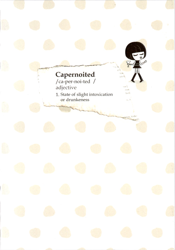 Capernoited- Humor Birthday Card Retail $2.59. Inside: Let's get capernoited! Happy birthday. | 4770 | 255576