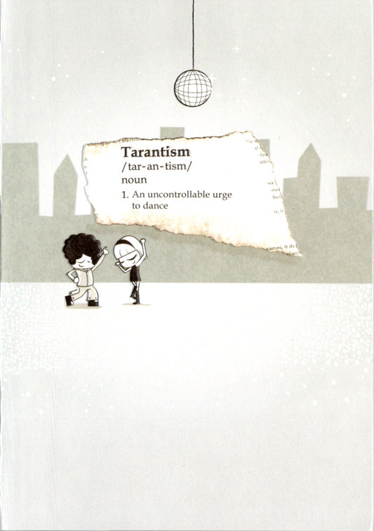 Tarantism- Humor Birthday Card Retail $2.59. Inside: Hope your tarantism is off the charts!... | 4774 | 255585