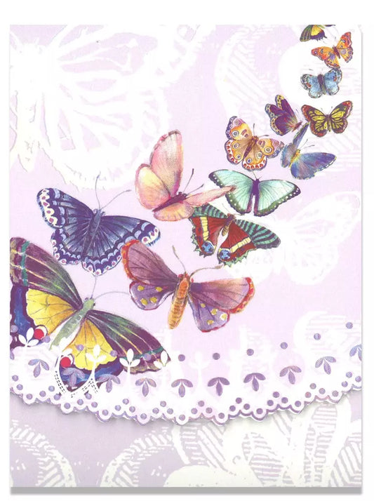 Carol Wilson Colorful Butterfly Nature Travel Pad Purse Notepad Premium 3x4 Embossed Die-Cut Design 90 Pages Magnet Flap EMBPUR47 | 255894