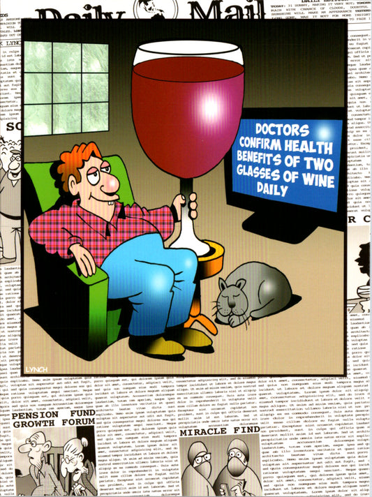 Health Humor Birthday by Mark Lynch- Retail $2.99 Inside: Happy Birthday! 5x7 Greeting Card | 7999 | 255976