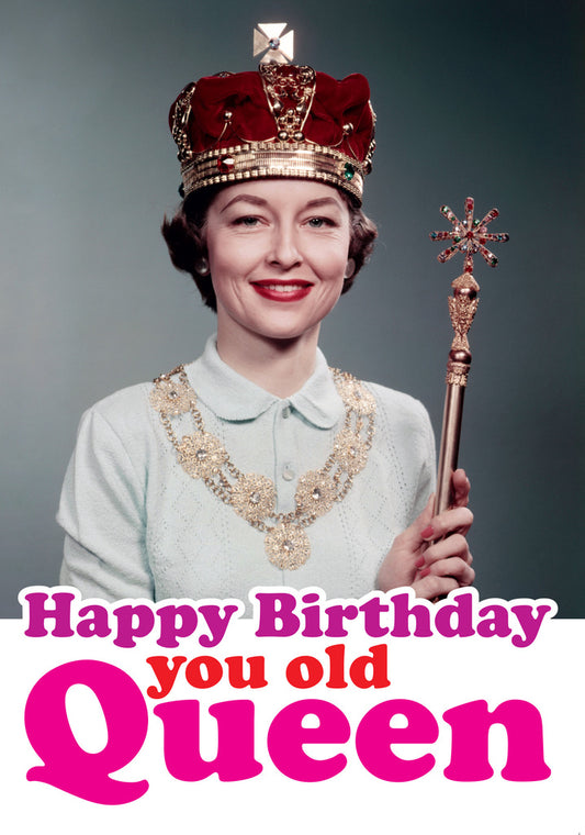 Dean Morris Happy Birthday Queen Funny Greeting Card 5x7 DMA100 | 259364