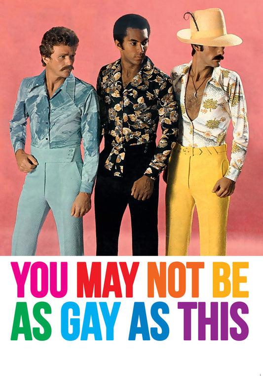 Dean Morris Men Posing Gay As This Funny Humor Greeting Card 5x7 DMA118 | 259372