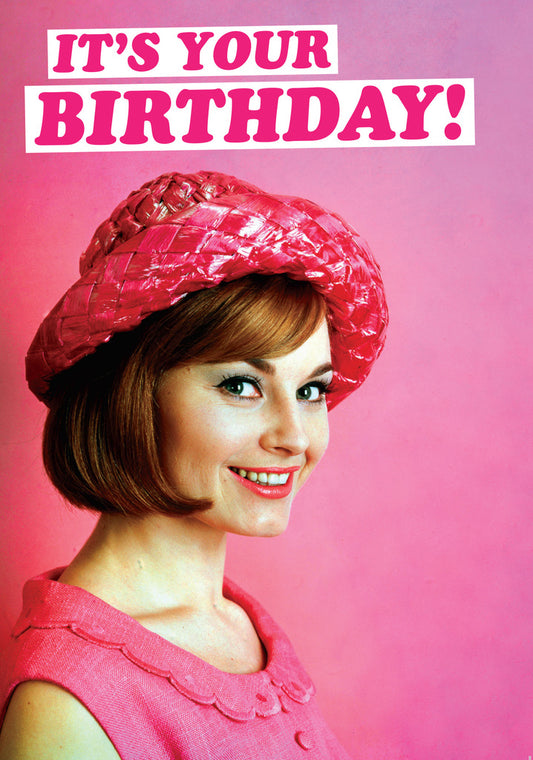 Dean Morris Pretty Girl In Pink Funny Birthday Greeting Card 5x7 DMA316 | 259442