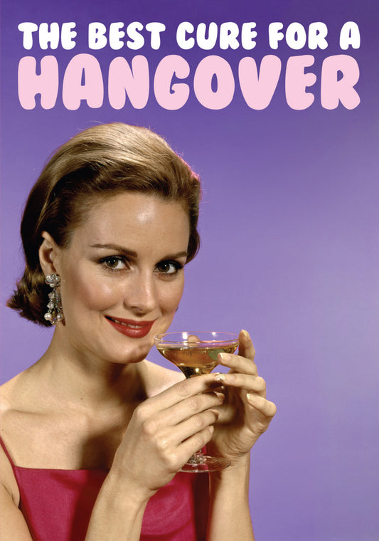 Dean Morris Best Cure For Hangover Funny Greeting Card 5x7 DMA365 | 259467