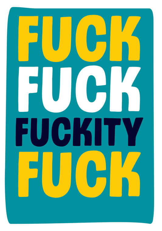 Dean Morris Fuck Fuckity Funny Birthday Greeting Card 5x7 GUM19 | 259756