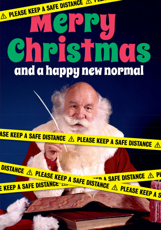 Dean Morris Merry Christmas Happy New Normal Funny Greeting Card 5x7 DMX18 | 259848