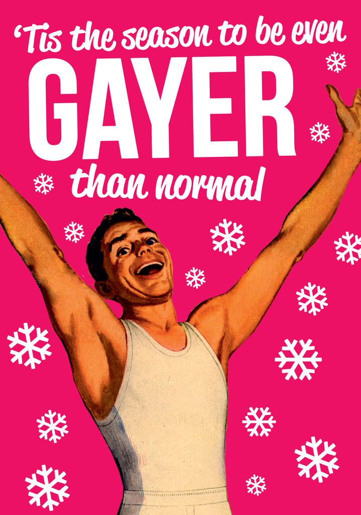 Dean Morris The Season To Be Gayer Than Normal Funny Greeting Card 5x7 DXX16 | 259955