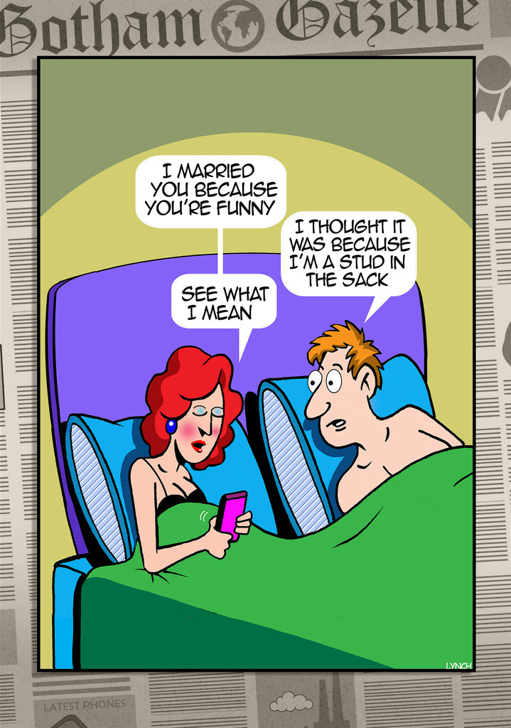 Mark Lynch Husband Wife Married Couple Funny Greeting Card 5x7 | 2208 | 260725