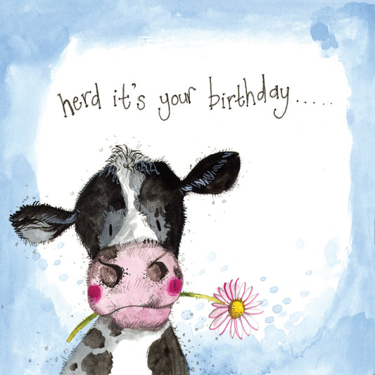 ALEX CLARK SUNSHINE COW BIRTHDAY FOIL CARD LS150 | 260996