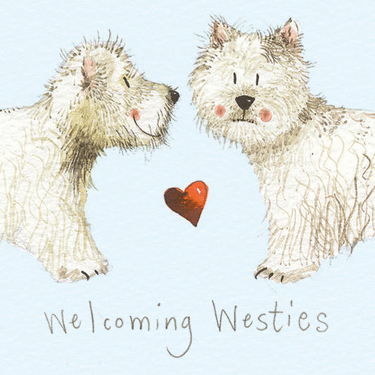 WELCOMING WESTIES FRIDGE MAGNET FM10