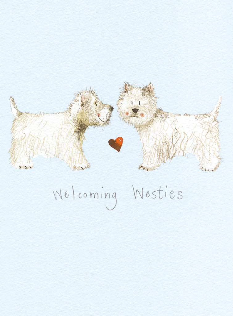 WELCOMING WESTIES SMALL SPIRAL NOTEPADS SSN05