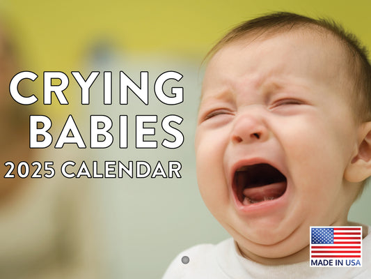 Baby Funny Gag Gift Calendar 2025 Monthly Wall Calender 12 Month | Made In The USA 261692