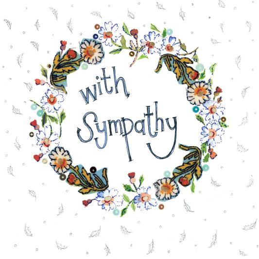 FLORAL SYMPATHY CARD S303