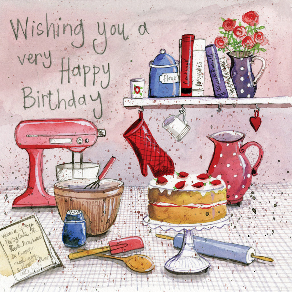 THE BAKER'S TABLE BIRTHDAY CARD AC650