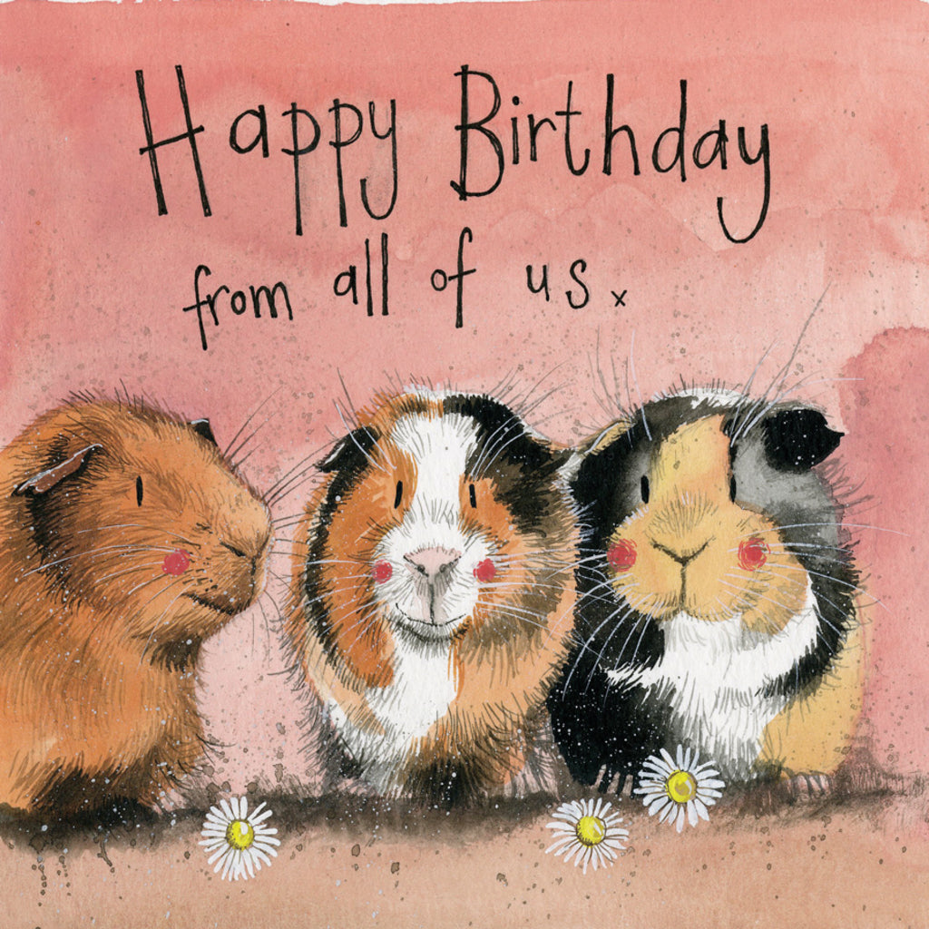 THE THREE GUINEAS BIRTHDAY CARD AC651