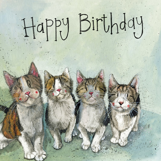 THE FAB FOUR BIRTHDAY CARD AC823