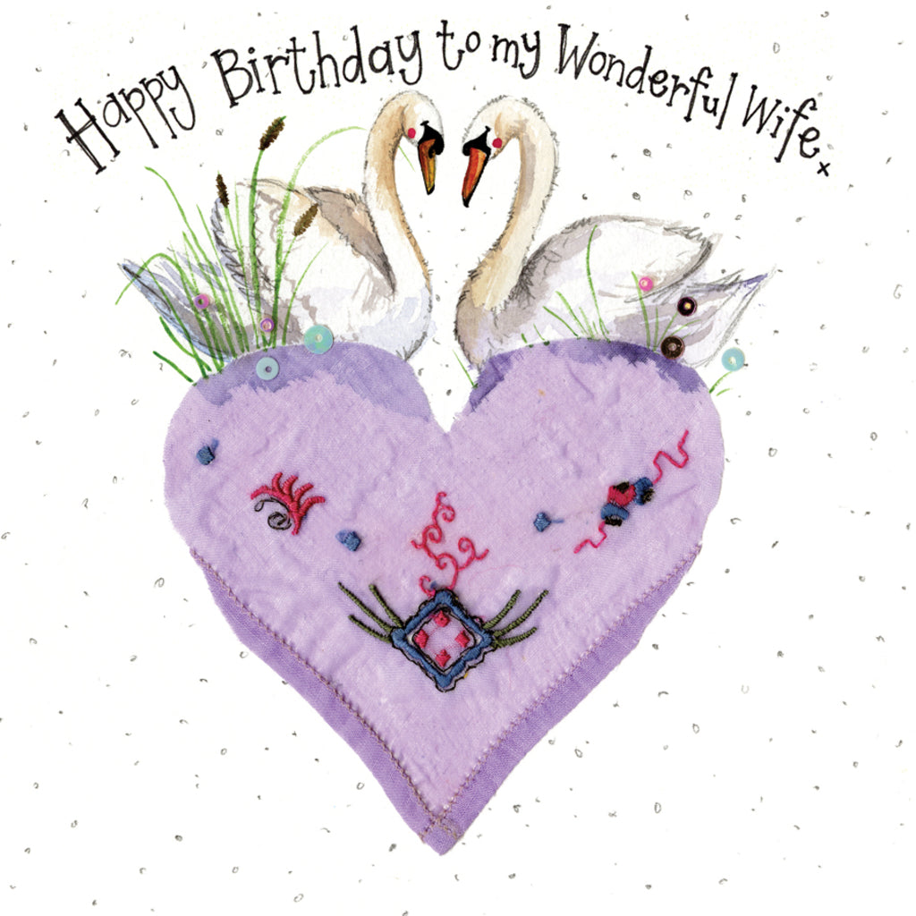 WONDERFUL WIFE BIRTHDAY CARD S229