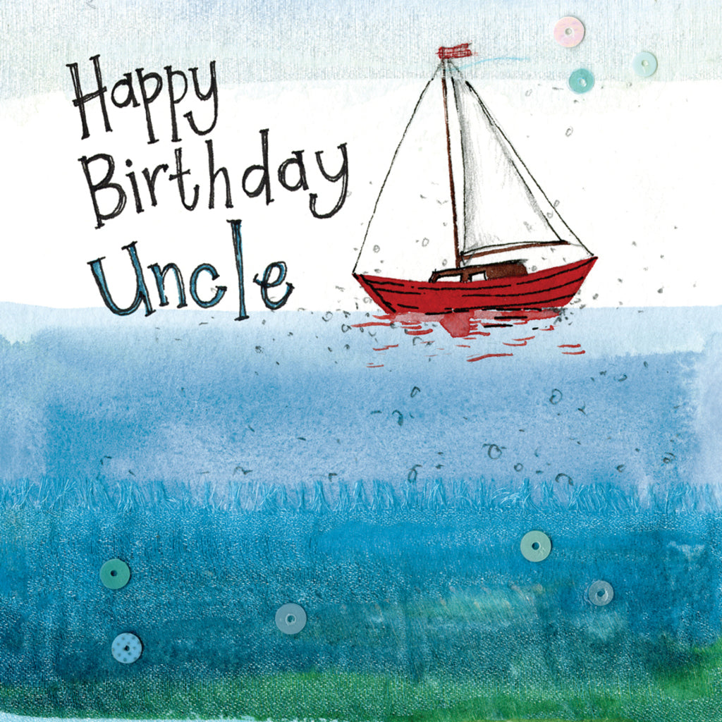 UNCLE SAILBOAT BIRTHDAY CARD S256