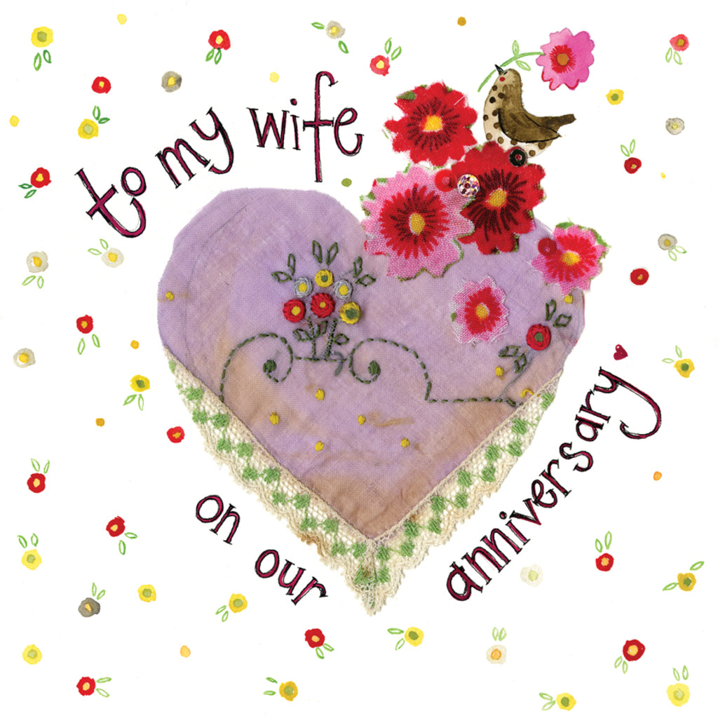 WIFE ANNIVERSARY CARD S295