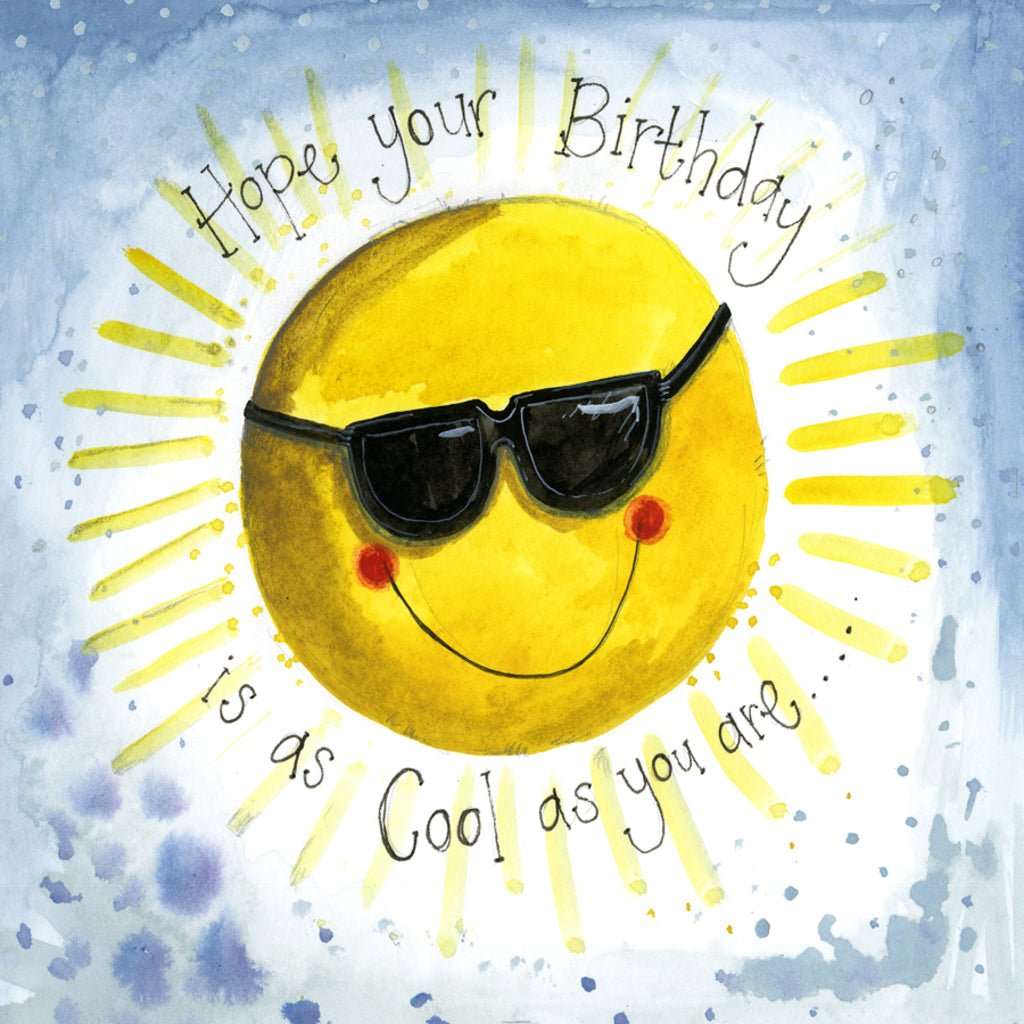 SUMMER SUNSHINE FOIL BIRTHDAY CARD S366