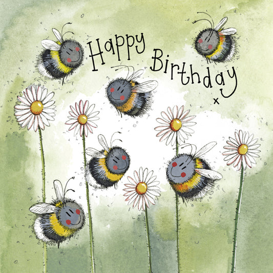 SUNSHINE BUZZ BIRTHDAY FOIL CARD S412