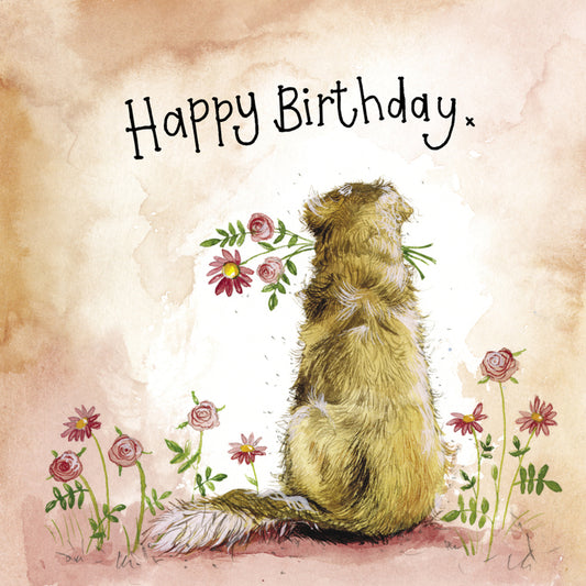 SUNSHINE GOLDIE BIRTHDAY FOIL CARD S417