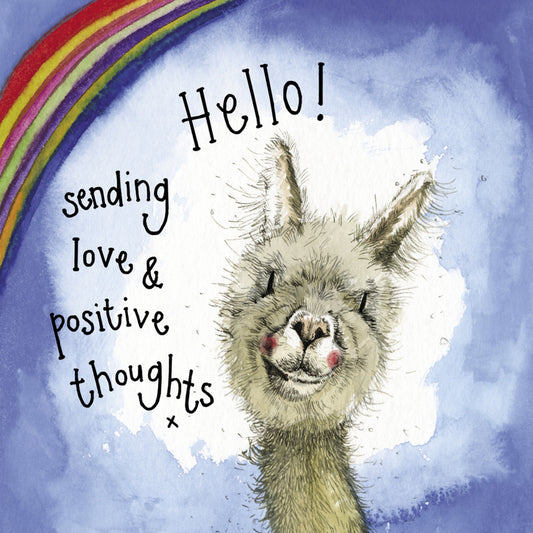 SUNSHINE ALPACA FOIL CARD S429