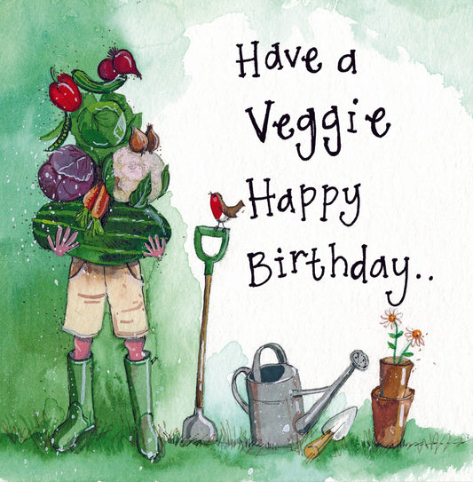 VEGETABLE GARDEN CARD S469