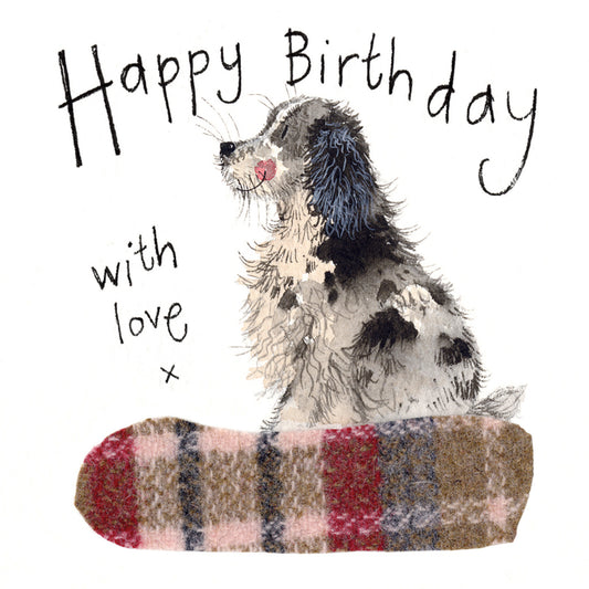 SPANIEL BIRTHDAY CARD LS36