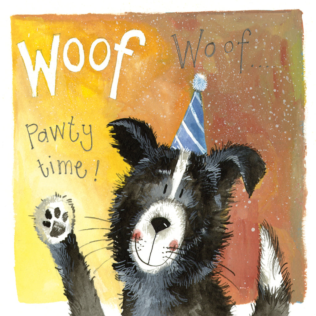 WOOF BIRTHDAY CARD DF17