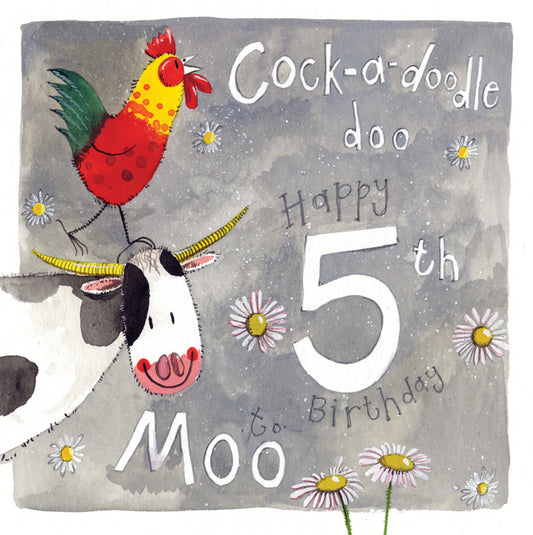 5TH BIRTHDAY CARD DF22