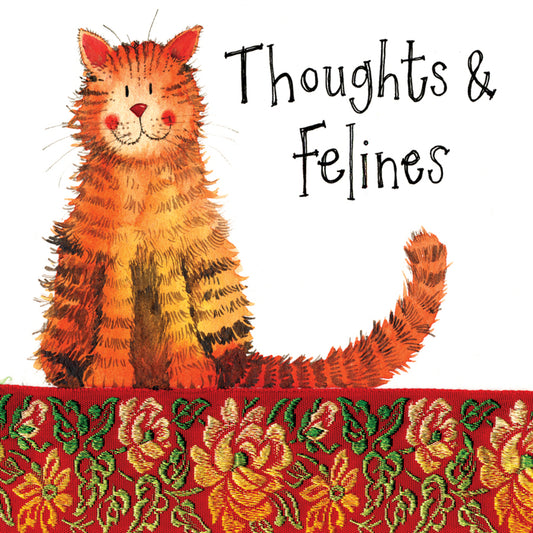 THOUGHTS & FELINES MINI MAGNETIC NOTEPAD MM40