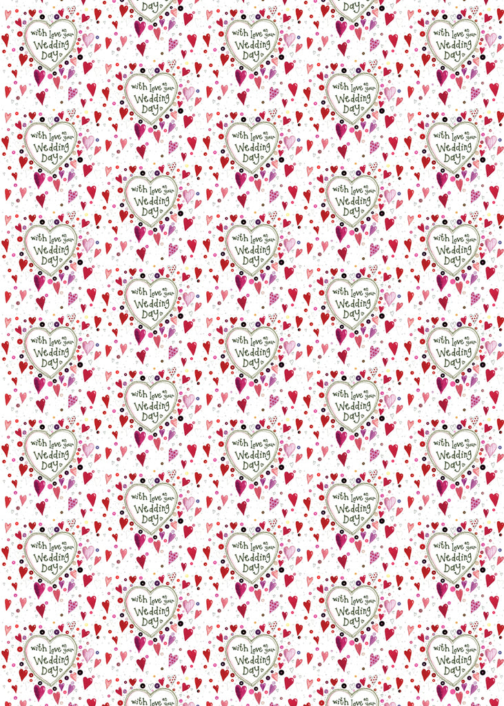 WEDDING FOLDED GIFTWRAP SGW18