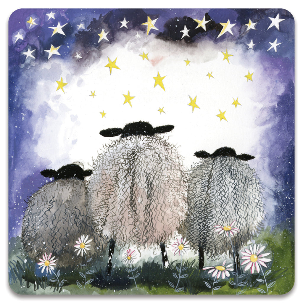 STARLIGHT SHEEP COASTER C148