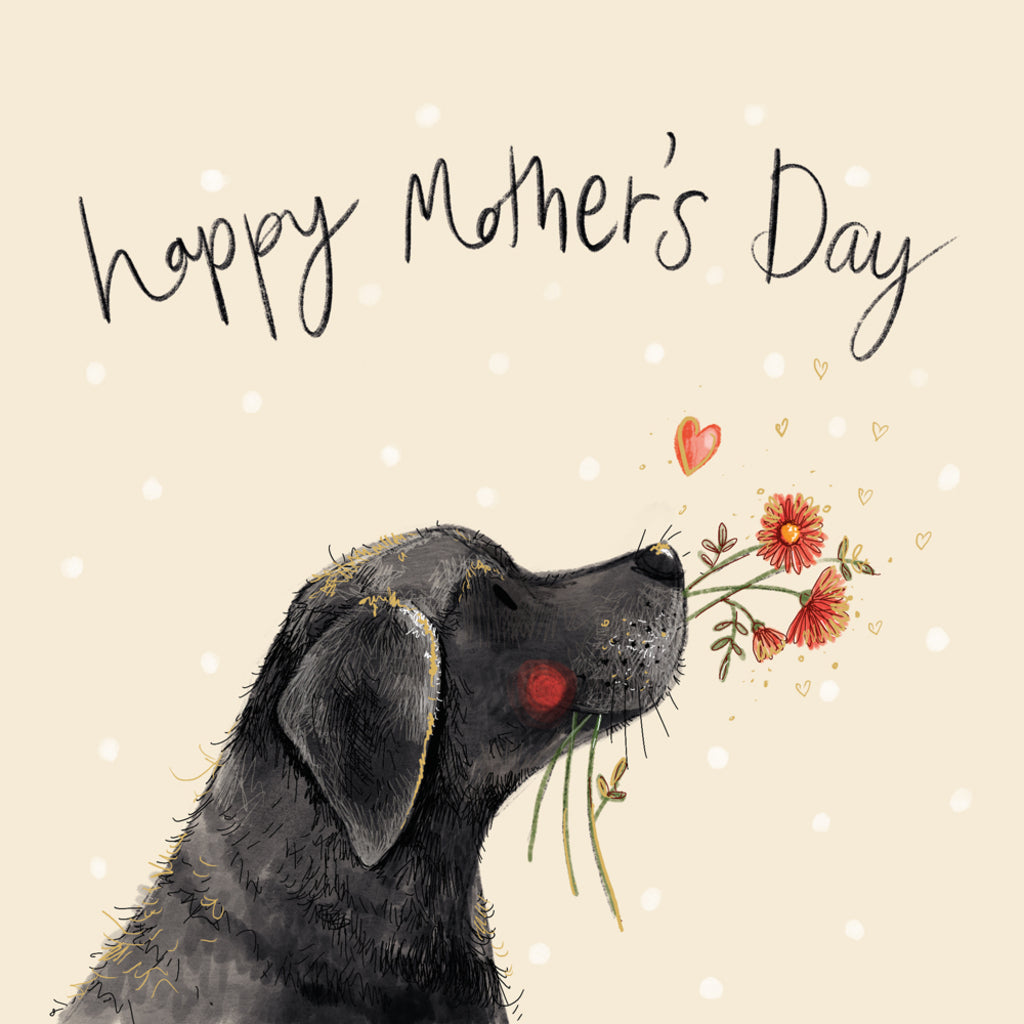 SPRS55 LABRADOR MOTHERS DAY CARD SPRS55