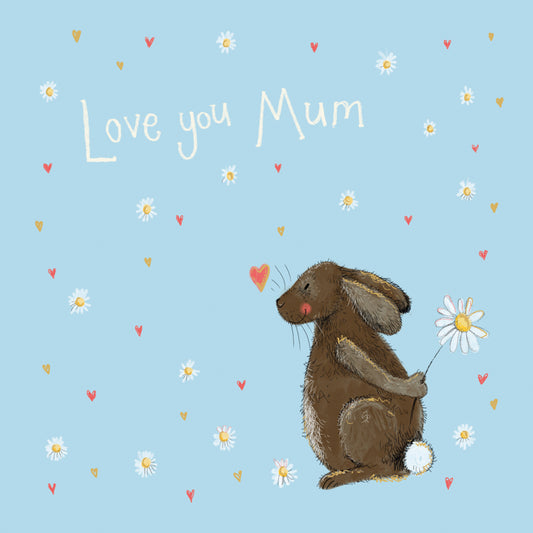 SPRS57 RABBIT LOVE YOU MOTHERS DAY CARD SPRS57