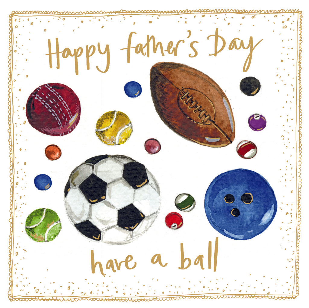 SPRS79 HAVE A BALL FATHERS DAY CARD SPRS79