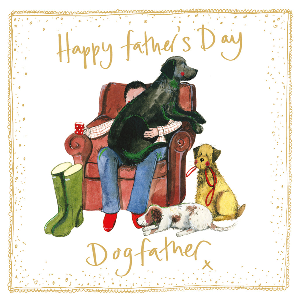 SPRS80 THE DOGFATHER FATHERS DAY CARD SPRS80