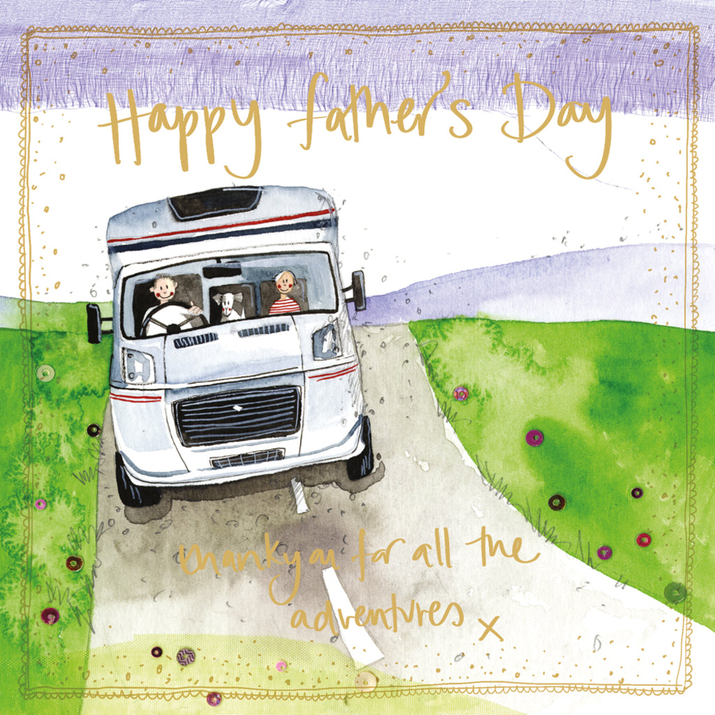 SPRS81 ON THE ROAD FATHERS DAY CARD SPRS81