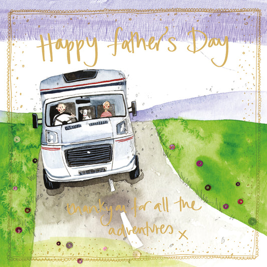 SPRS81 ON THE ROAD FATHERS DAY CARD SPRS81