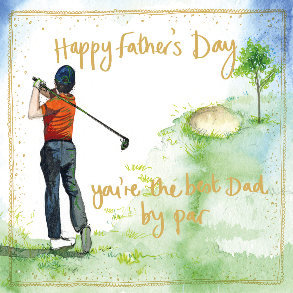 SPRS82 GOLF FATHERS DAY CARD SPRS82