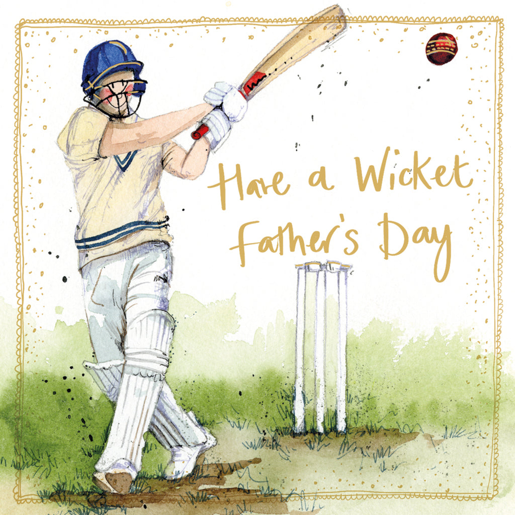 SPRS83 CRICKET FATHERS DAY CARD SPRS83