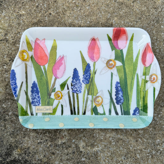 SMALL SPRING FLOWERS TRAY STY16