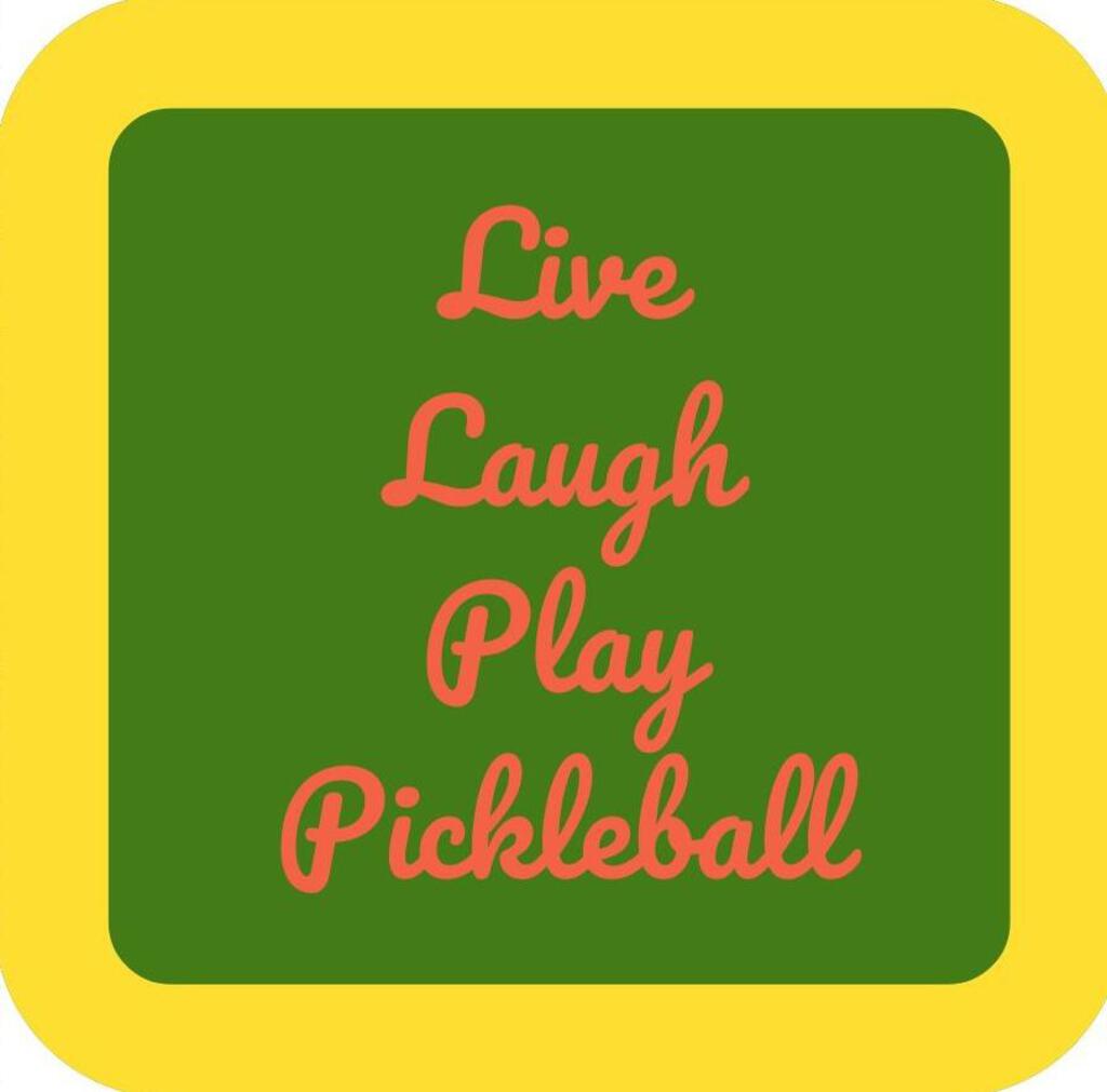 Pickleball Live Laugh Play Pickleball Funny Premium Drink Coaster Resin With Cork Backing 266411 266411 266411