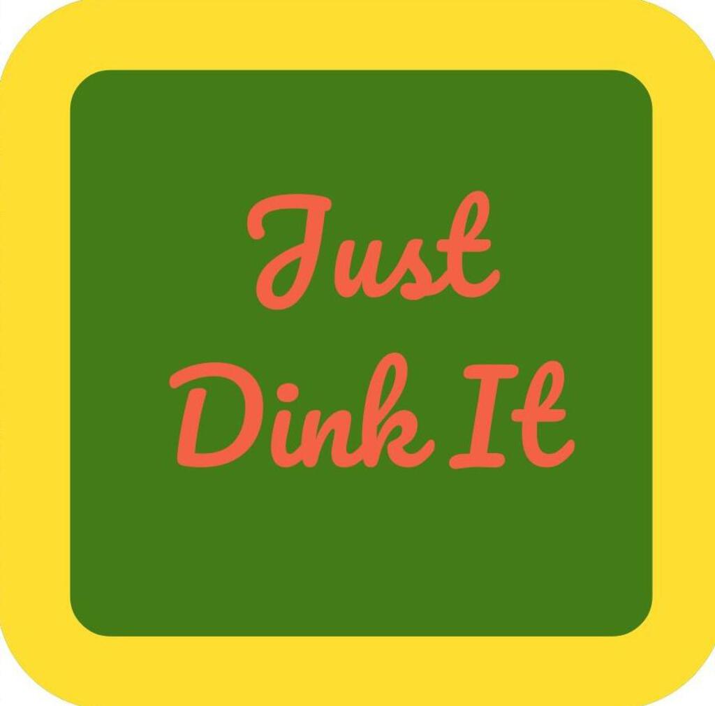 Pickleball Just Dink It Funny Premium Drink Coaster Resin With Cork Backing 266412 266412 266412